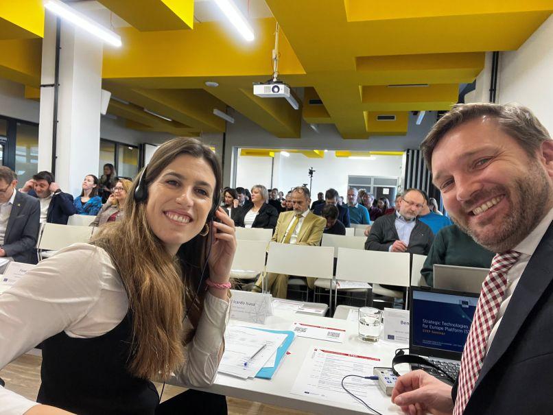 STEP team and their audience in Brno