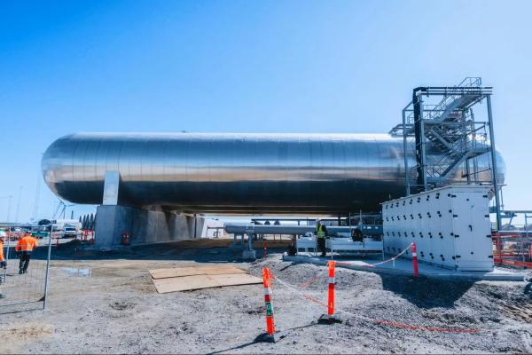 CO₂ terminal taking shape in Esbjerg.